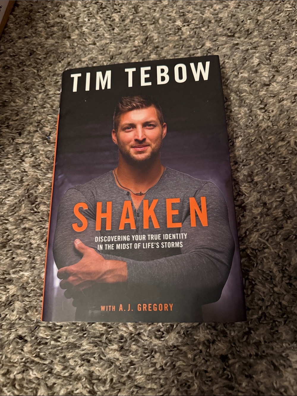 New - Tim Tebow "Shaken" Hardcover Book